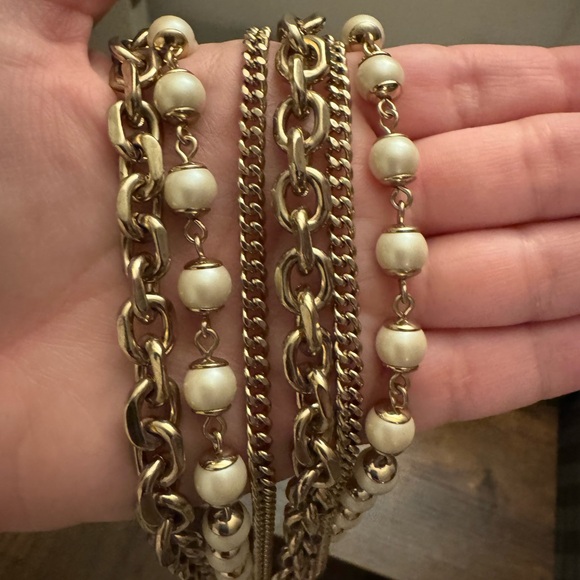 Ann Taylor Triple Strand Necklace - Picture 5 of 5